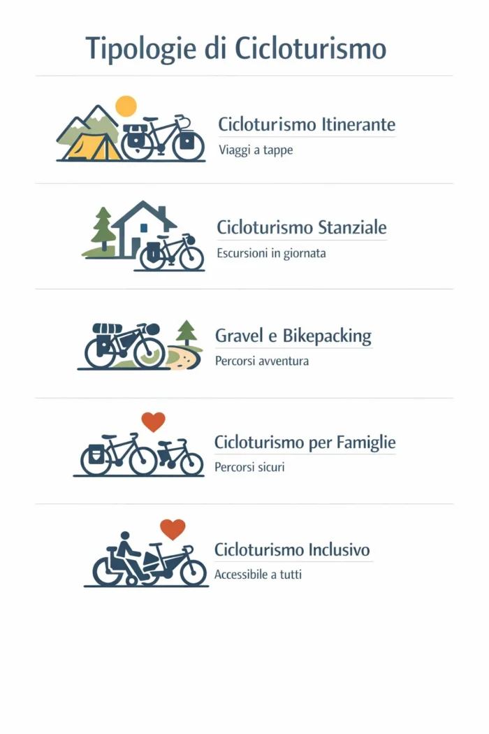 tipologie cicloturismo Tipologie di Cicloturismo