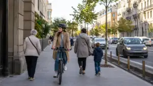 Bici sui marciapiedi