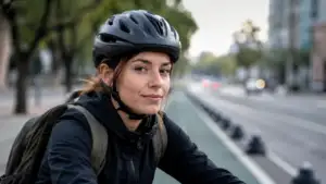 casco in bici