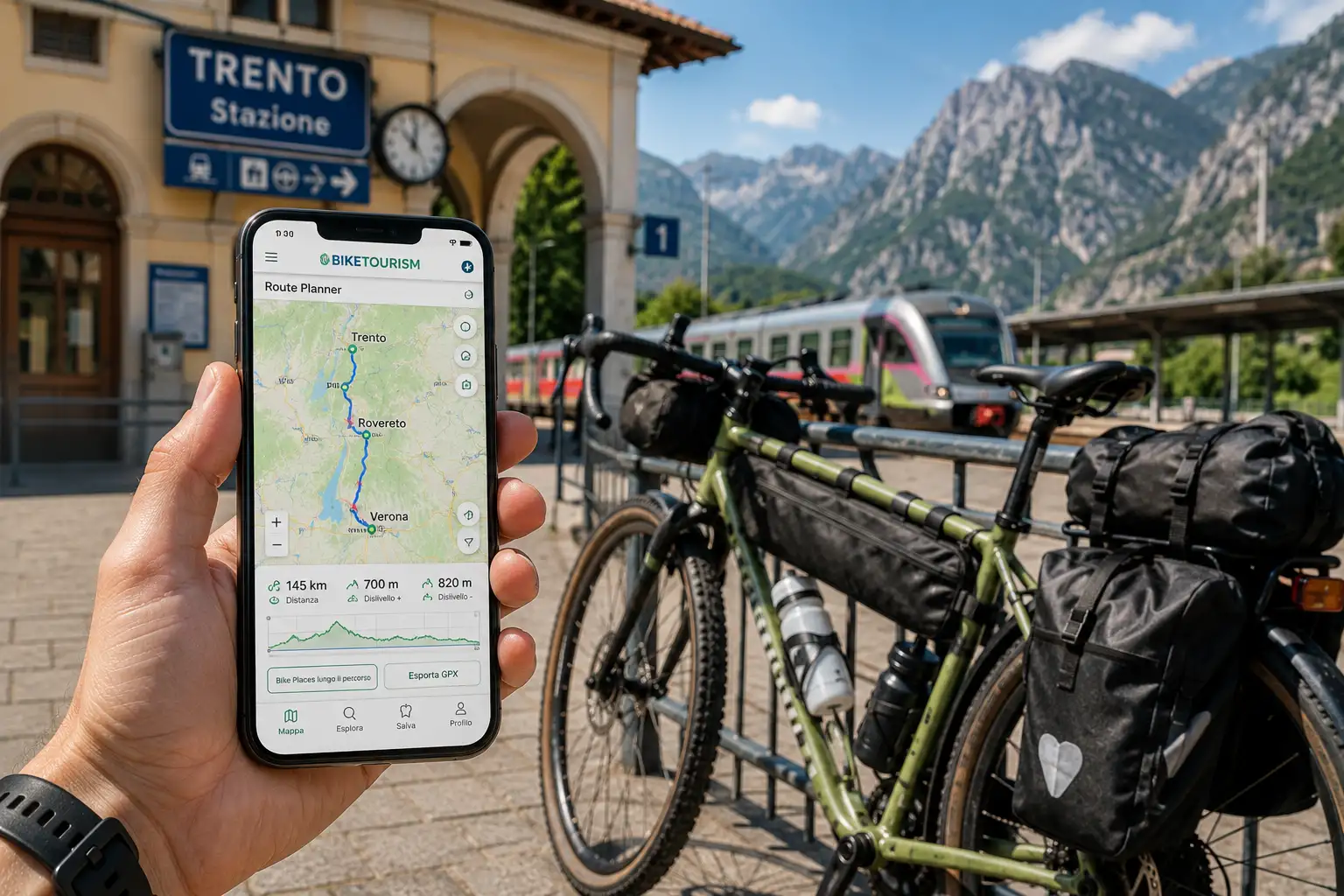 BikeTourism Route Planner bici treno BikeTourism Route Planner bici treno