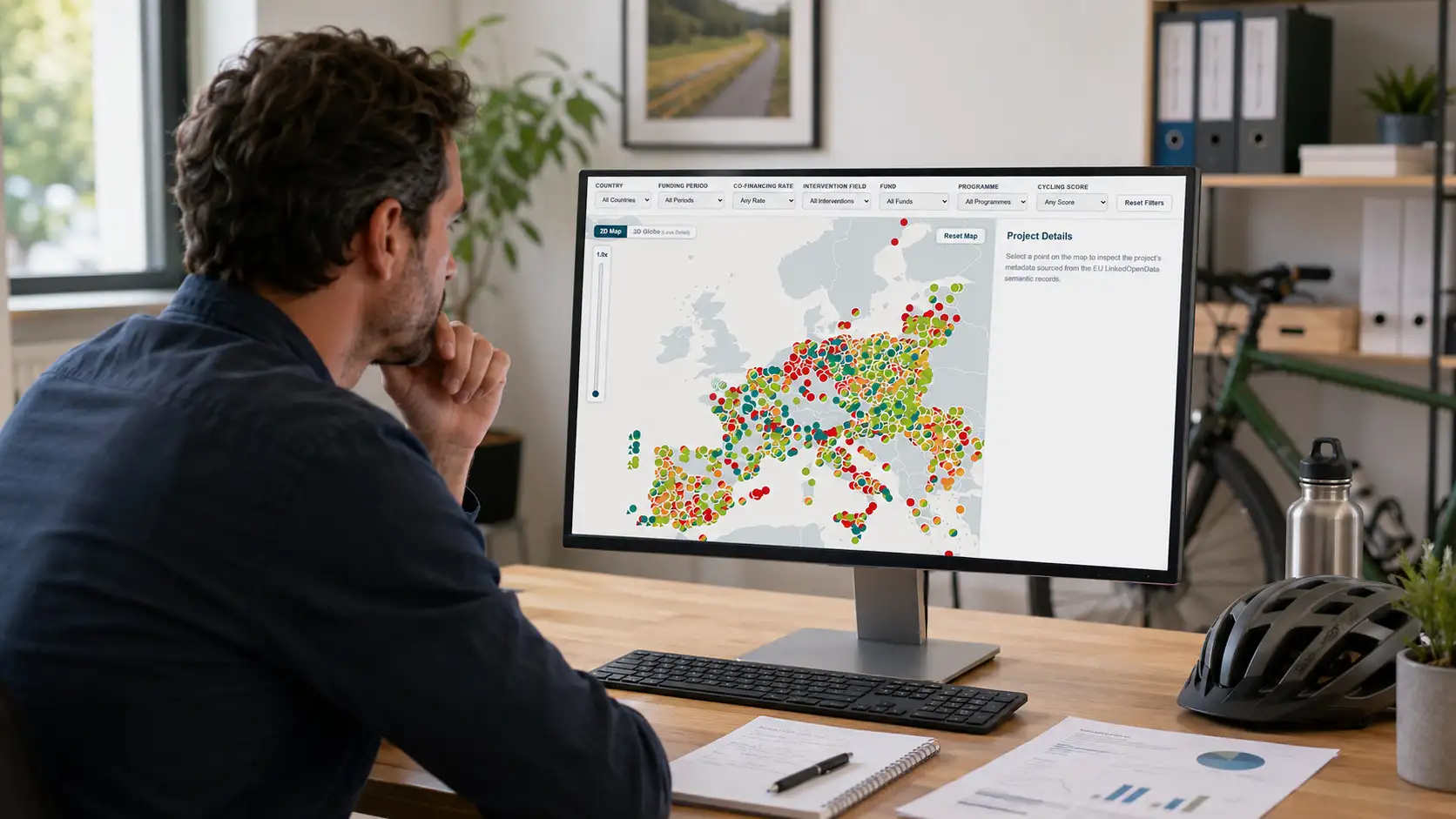 ECF cycling investment map ECF Cycling investment map