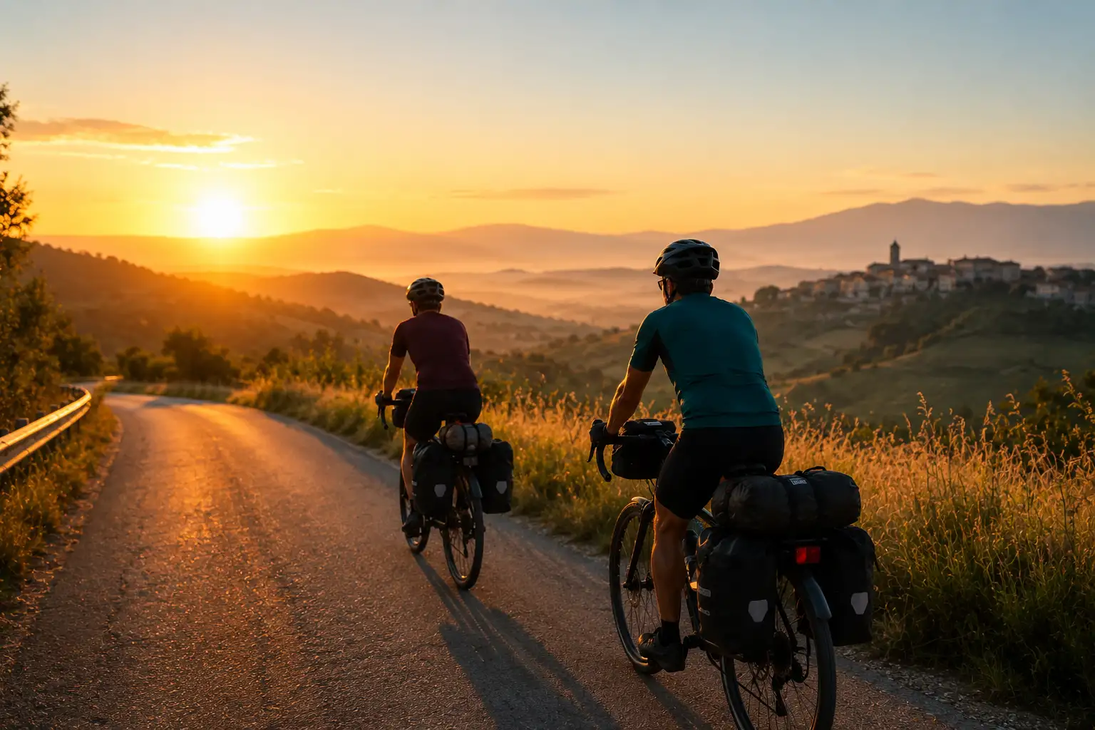 caldo cicloturismo partenza alba caldo cicloturismo partenza alba
