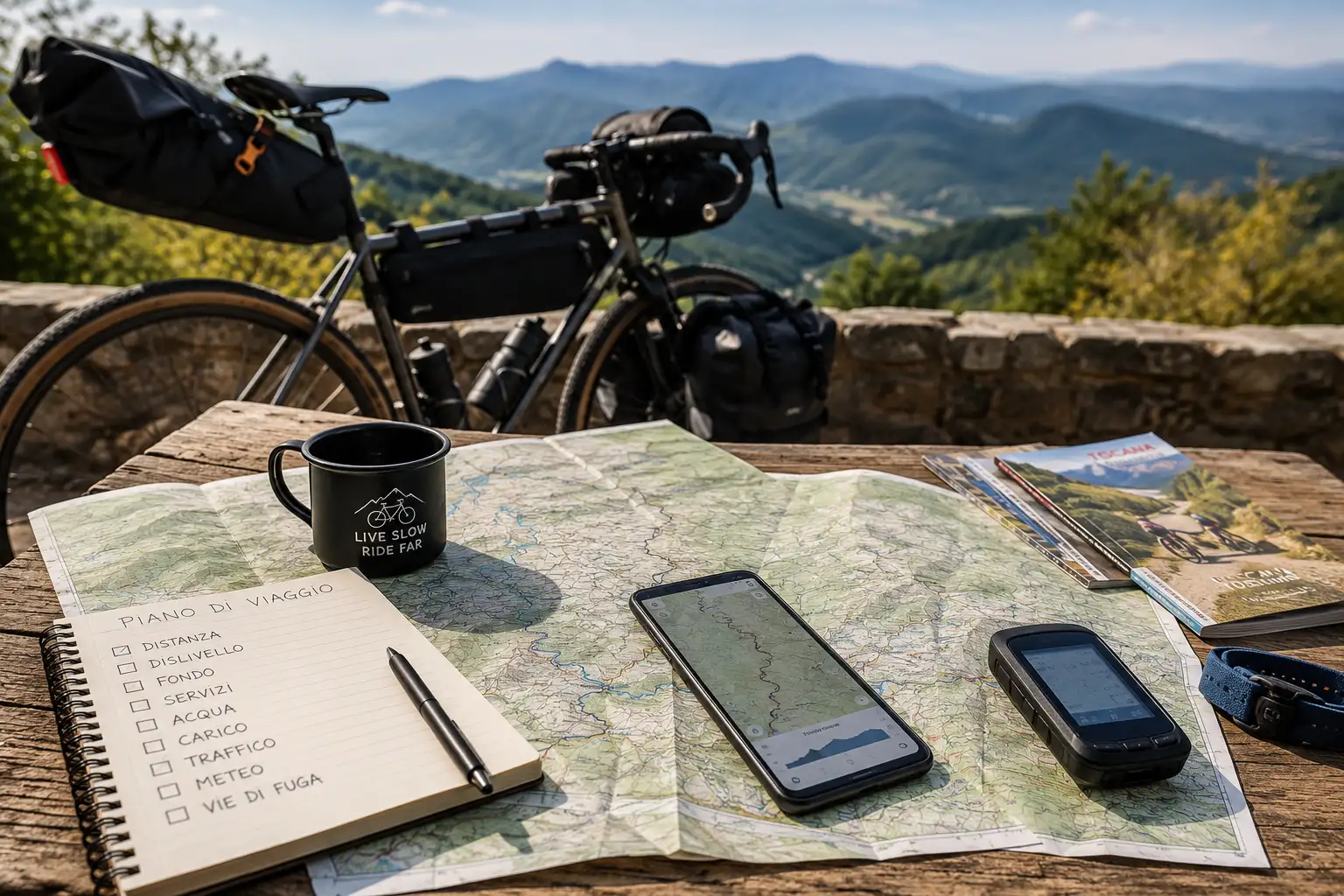 itinerario in bici checklist itinerario in bici checklist
