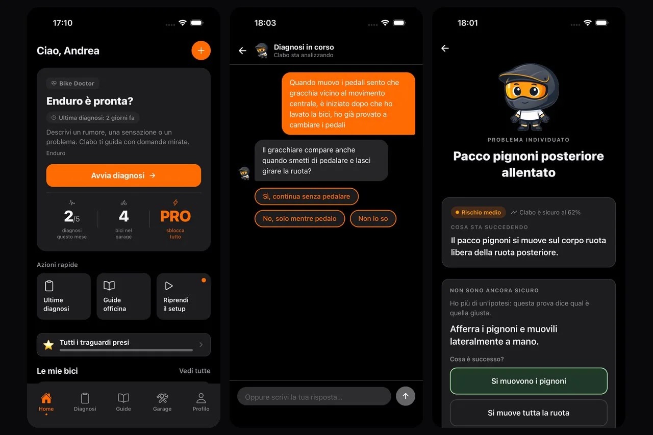 04 app le tre schermate 04 app le tre schermate